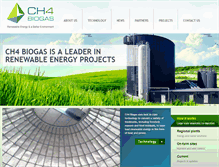 Tablet Screenshot of ch4biogas.com
